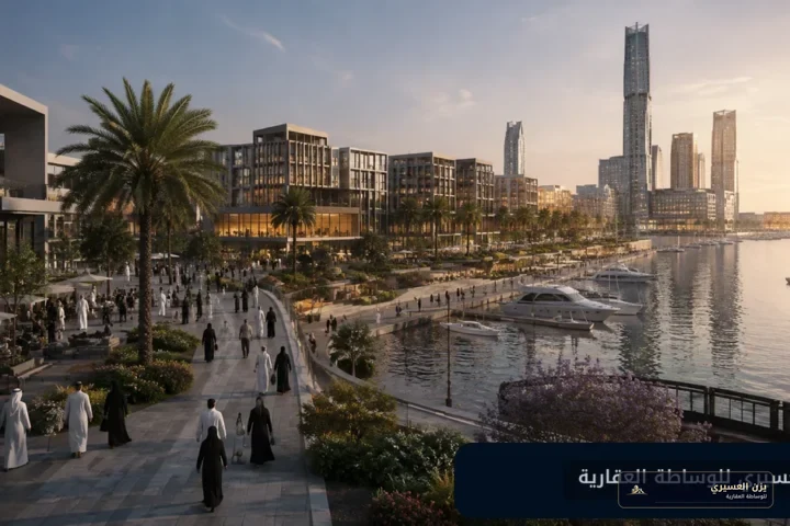 واجهة بحرية حديثة وممشى ومرسى ضمن تصور عمراني لمشروع وسط جدة