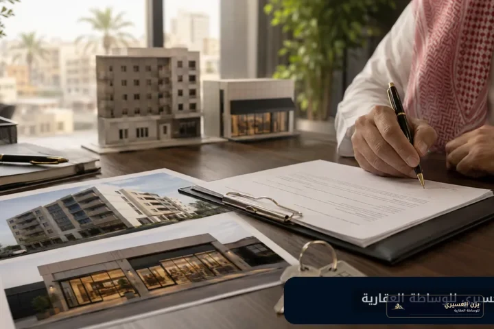 توقيع عقد إيجار سكني وتجاري وتجهيز بيانات العقار والأطراف