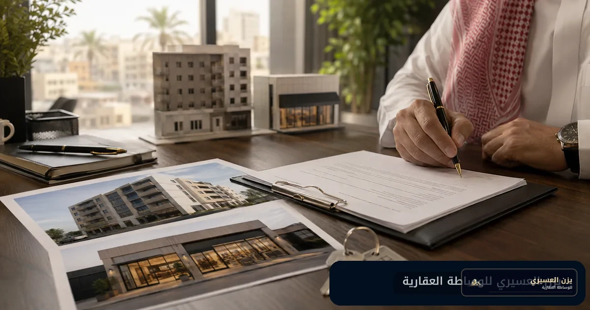 توقيع عقد إيجار سكني وتجاري وتجهيز بيانات العقار والأطراف