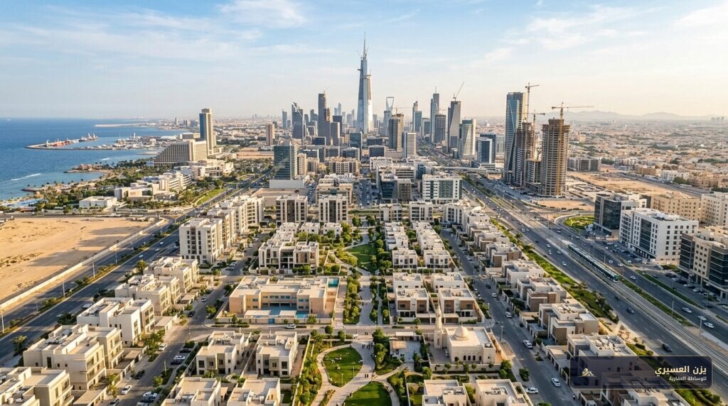 السوق العقاري دليل المشهد العقاري والسياحي في المملكة العربية السعودية: رؤية شاملة عبر منصة يزن العسيري للوساطة العقارية